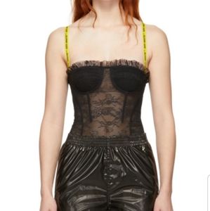 Off-White lace black bodysuit